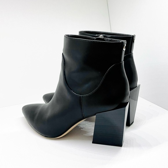 CIRCUS BY SAM EDELMAN — WOMENS ANKLE BOOTS FAUX LEATHER BLOCK HEEL, BLACK, US 7 - Picture 4 of 10